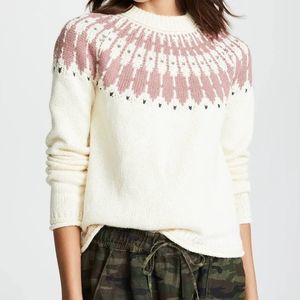 Madewell Fair Isle Keaton Pullover Sweater Small